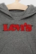 Худі для хлопчика з середини фліс від Levi’s сірий 92 см - зображення 3