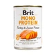 Корм вологий Brit Mono Protein Turkey and Sweet Potato для собак з індичкою та бататом 400 г - зображення 1