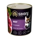 Корм вологий Savory Dog Gourmand Beef паштет для дорослих собак усіх порід з яловичиною 800 г 4820232630914 - изображение 1