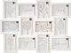 Мультирама Giftdecor на 12 фотографій 10 × 15 см Біла (8430852115683) - зображення 1