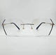 Жіночі окуляри для корекції зору Favarit FVR 7983 С1 Золото Blue Blocker з діоптріями +4.00 - зображення 2