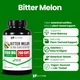 Добавка преміум-класу екстракт гіркої дині Healthfare Bitter Melon Extract 9500mg 200 капсул - зображення 2