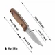 Мисливський Ніж з Нержавіючої сталі Finn Lite S BPS Knives - Ніж для риболовлі, мисливства, походів - зображення 3