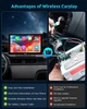 9-дюймовый беспроводной автомобильный монитор ESSGOO CarPlay/Android Auto - изображение 7