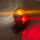 Світлодіодні габаритні LED ріжки 8,5см 12–24 V (червоний + білий + жовтий) комплект 2 шт - зображення 8