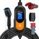 Портативна зарядна станція Guwieyg 11KW 16A 220V Type 2, 5 метрів кабель, для Tesla, Leaf, Zoe, e-Golf, Ionic, e-Tron (з сумкою) - зображення 2