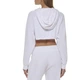 Женское укороченное худи DKNY на флисе 1159850500 (Белый XL) - Уценка - изображение 3