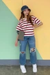 Широкие джинсы Uniqlo 1159844165 (Синий 25) - Уценка - изображение 7