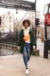 Широкие джинсы Uniqlo 1159844165 (Синий 25) - Уценка - изображение 15