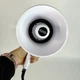 Громкоговоритель ручной на аккумуляторе с Bluetooth и диктофоном Handheld Megaphone, портативный рупор мегафон со складывающейся ручкой для улицы, митингов, экскурсий, концертов Бело-синий, HM-135BT-White/Blue - изображение 9