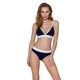 Спортивный топ с двойными бретелями PS007 TOP navy blue S - Passion - зображення 3