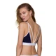 Спортивный топ с двойными бретелями PS007 TOP navy blue L - Passion - зображення 2