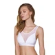 Топ с прозрачной вставкой PS002 TOP white L - Passion - изображение 1