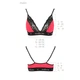 Эластичный топ с кружевом PS001 TOP red-black L - Passion - изображение 5