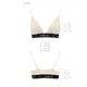 Эластичный топ с кружевом PS001 TOP ecru M - Passion - изображение 5