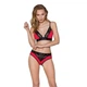 Эластичный топ с кружевом PS001 TOP red-black XL - Passion - изображение 2