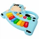 Музична іграшка WToys Піаніно дитяче Корівка, озвучене українською мовою, блакитний (75440) - зображення 3