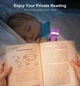 Настольная LED лампа для чтения аккумуляторная Gritin Book Light Dark Purple 500 mAh до 80 ч работы (G1313) - изображение 8