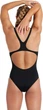 Купальник слитный для женщин Arena WOMEN'S TEAM SWIMSUIT SWIM PRO черный, белый Женщины 40 (L) - изображение 2