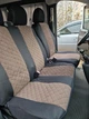 Универсальные чехлы на сиденья для Citroen Jumpy (Ситроен Джампи) II 2007- (1+2) Ткань + алькантара, Коричневый,Черный - изображение 2