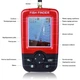 Беспроводной эхолот Lucky Fish Finder XJ-01 для рыбалки с цветным LCD дисплеем красный - изображение 2