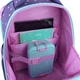 Рюкзак школьный Kite Education 555S для девочки Фиолетовый 36.5x27x15.5см 14 л Ортопедический каркасный 1-4 класс (K26-555S-3) - изображение 12