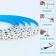 Світлодіодна стрічка LED підключення USB світло теплий білий напруга 5в довжина 5метрів. - зображення 3