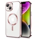 Чехол Fiji Chrome для Apple iPhone 13 с MagSafe и защитой камер Rose Gold - изображение 1