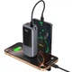 Power bank WUW Y161 10000 mAh із швидкою зарядкою PD+Quick Charge 20W, двонаправленим кабелем Type-C-Type-C та дисплеєм Black - зображення 2