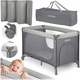Дитяче ліжечко-манеж Ricokids RK-240 з транспортною сумкою світло-сіре (724000) - изображение 2