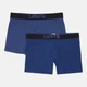 Набор трусов боксеров мужских хлопковых Levi's 701203921-002 L 2 шт Dark Blue Combo (8720245183444) - изображение 1