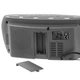 Радіобудильник Adler AD 1121 S з великим LED дисплеєм AM FM Silver - зображення 7