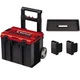 Ящик для інструментів на коліщатках Einhell E-Case L 40.6х44.4х35.5см пластик Чорний/Червоний (4540014) - зображення 2