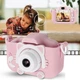 Дитячий цифровий фотоапарат A-Toys Kids Kitty 1080p-20 Мп Full HD фото/відео, ігри Рожевий + Карта пам'яті 16Гб - зображення 6