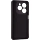 Чохол Silicone Case для Infinix Smart 8 Plus (X6526) бампер із мікрофіброю чорний - зображення 3