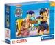 Кубики-пазл Paw Patrol — 12 елементів Clementoni 41194 - зображення 1