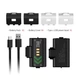 Акумулятори Dobe для геймпадів Xbox Series X S One S 1400 mah 2шт в комплекті з кабелем для заряджання - зображення 1