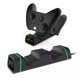 Аккумуляторные батареи Dobe и док станция для геймпадов Xbox Series X S One S 800 mAh с индикацией заряда Черный - изображение 2