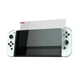 Захисний кейс-чохол для Nintendo Switch Oled захисне скло накладки на стіки пластикова накладки на корпус та джой-кони Сіра застібка - зображення 3
