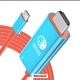 HDMI кабель USB Type-C під'єднання Nintendo Switch та Switch OLED до телевізора Червоний - зображення 5