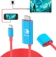 HDMI кабель USB Type-C під'єднання Nintendo Switch та Switch OLED до телевізора Червоний - зображення 6