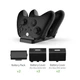 Акумуляторні батареї Dobe з док станцією для геймпадів Xbox Series X S One S 800 mAh Чорний - зображення 6
