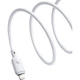 Кабель Baseus Silky Series USB-C to Lightning 20W 1m White (P10377700213-00) [155531] - зображення 3