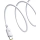 Кабель Baseus Silky Series USB-A to USB-C 100W 1m White (P10377703213-00) [155535] - изображение 3
