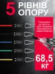 Набор трубчатых эспандеров U-Powex Home Gym 5 штук Резиновые жгуты для фитнеса чехол 2601264201 - изображение 5
