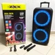Акустическая переносная колонка ZXX-7575 300 Вт аккумуляторная с микрофонами 80х39х33 см - изображение 4