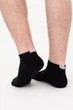 Носки короткие унисекс из хлопка Giulia US1 SHORT TREKKING 36/39 Black,хлопковые носки для спорта - изображение 5