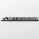 Эмблема надпись логотип Mitsubishi 5,1*0,8 см - изображение 2