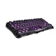 Геймерська магнітна механічна клавіатура з HOT SWAP GRAVASTAR Mercury V75 Lite, HE Magnetic Switch, 8k, RGB, 80key УКР/АНГЛ Transparent Black/Чорна (GS_V75_LITE_XTAL_BLK) - зображення 1