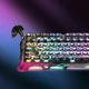 Геймерська магнітна механічна клавіатура з HOT SWAP GRAVASTAR Mercury V75 Pro, HE Magnetic Switch, 8k, RGB, 80key УКР/АНГЛ Neon Graffiti/Чорна (GS_V75_PRO_U_CG_BLK) - изображение 5
